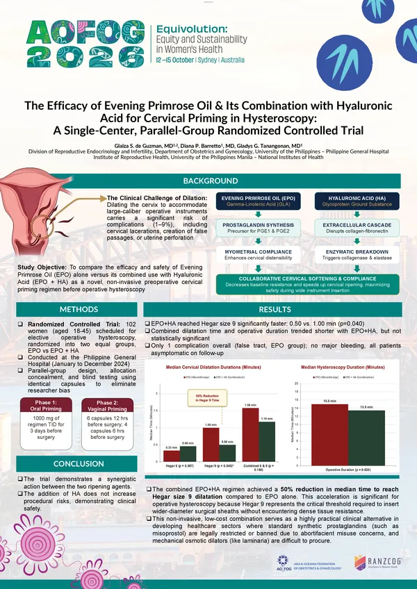 The Efficacy of Evening Primrose Oil and Its Combination with Hyaluronic Acid for Cervical Priming in Hysteroscopy: A Randomized Controlled Trial