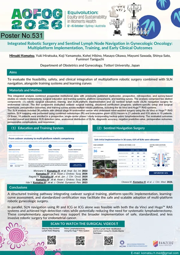 Integrated Robotic Surgery and Sentinel Lymph Node Navigation in Gynecologic Oncology: Multiplatform Implementation, Training, and Early Clinical Outcomes
