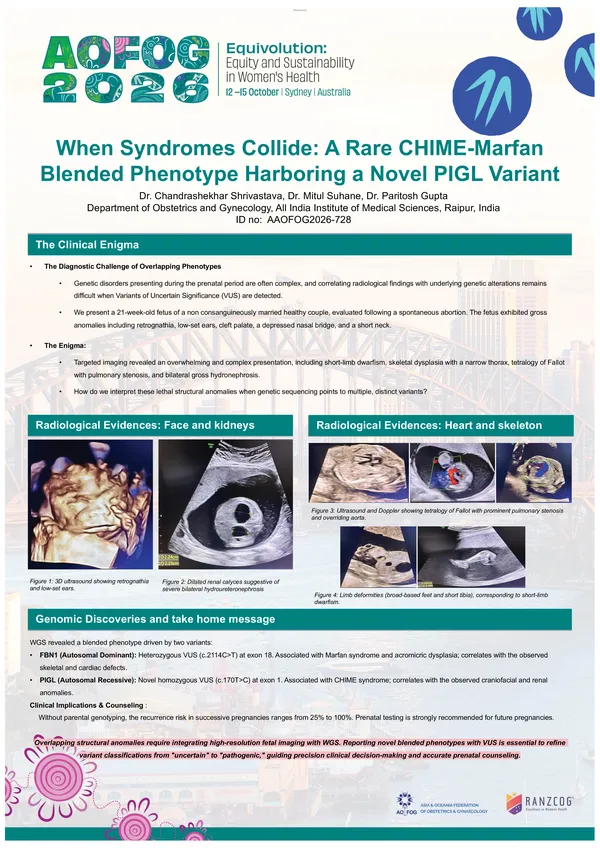 When Syndromes Collide: A Rare CHIME-Marfan Blended Phenotype Harboring a Novel PIGL Variant